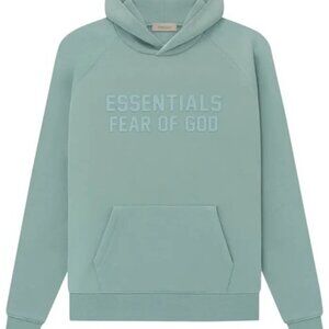 FEAR OF GOD ESSENTILAS OVERSIZE HOODIE SYCAMORE